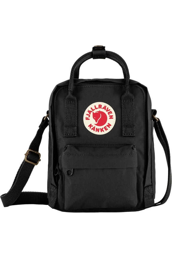 Black Fjallraven Kanken Sling Crossbody Shoulder Bag For Everyday Use & Travel, Backpack Height 7.8 in, 2.5 L
