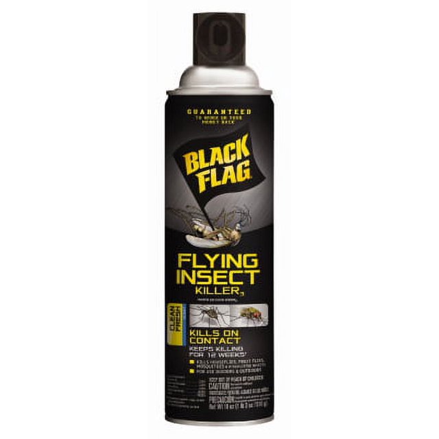 Black Flag 18 OZ Flying Insect Killer Clean Fresh Scent Fast Kill No M