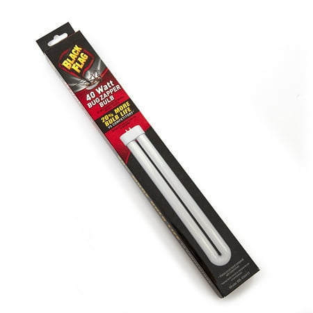 Black Flag 40 Watt Electronic Bug Zapper Insect Killer Replacement Bulb, White Bulb, Replacement for Models: BZ-40, BZ-40DX, and BZ-40MAX