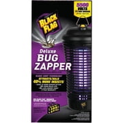 Black Flag 40W Deluxe Outdoor Bug Zapper   Electric Insect Killer for Mosquito & Flying Pests, Weather-Resistant, Covers 1.5 Acres