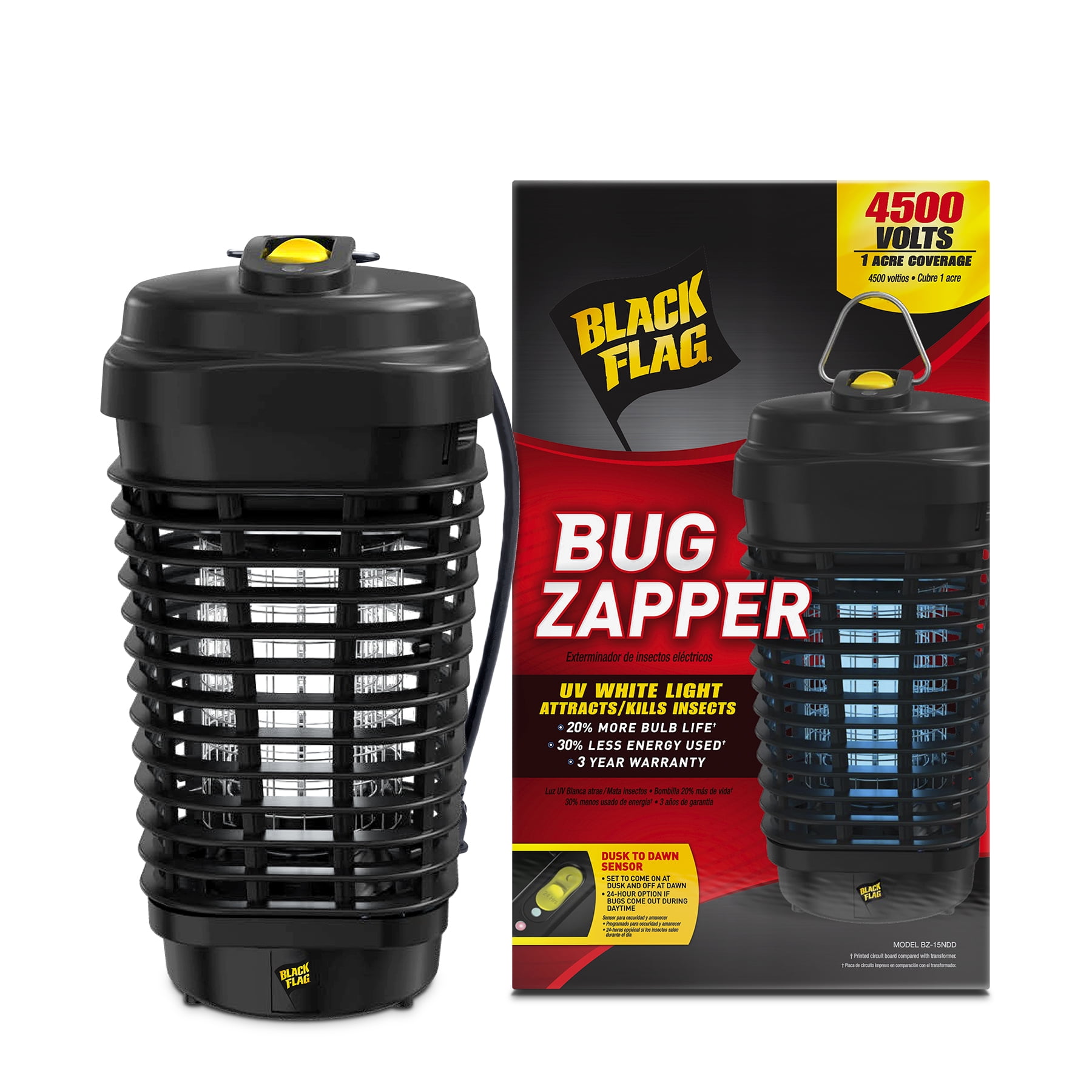 Black Flag 4500 Volt 15 Watt Electronic Bug Zapper Insect Killer