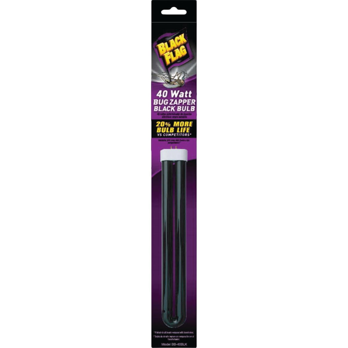 Black Flag, Black Light Bulb, 40W, For Black Flag BZ-40DX BZ-40MAX