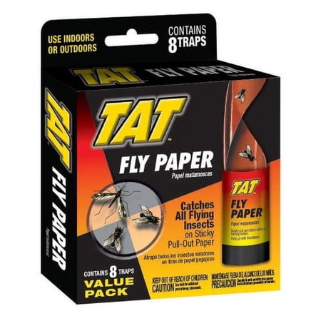 SPECTRUM BRANDS, PET, HOME & GARDEN Fly Paper Ribbon, 8-Pk. HG-31108