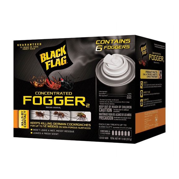 Black Flag Concentrated Insect Fogger, Insect Killer, 6/1.25 Ounce