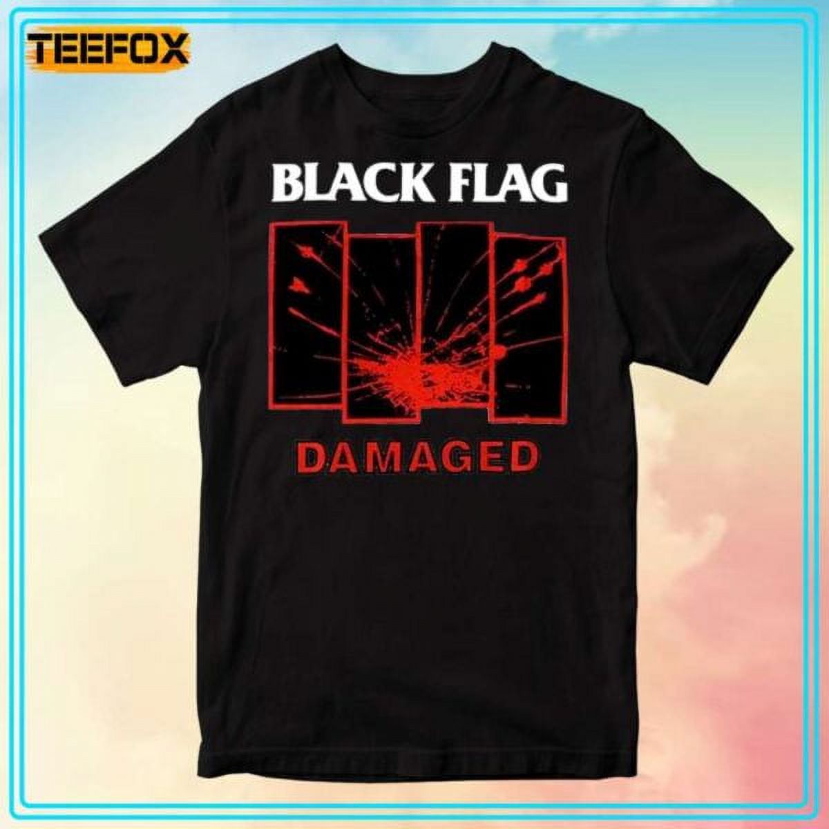 Black Flag Damaged Unisex TShirt