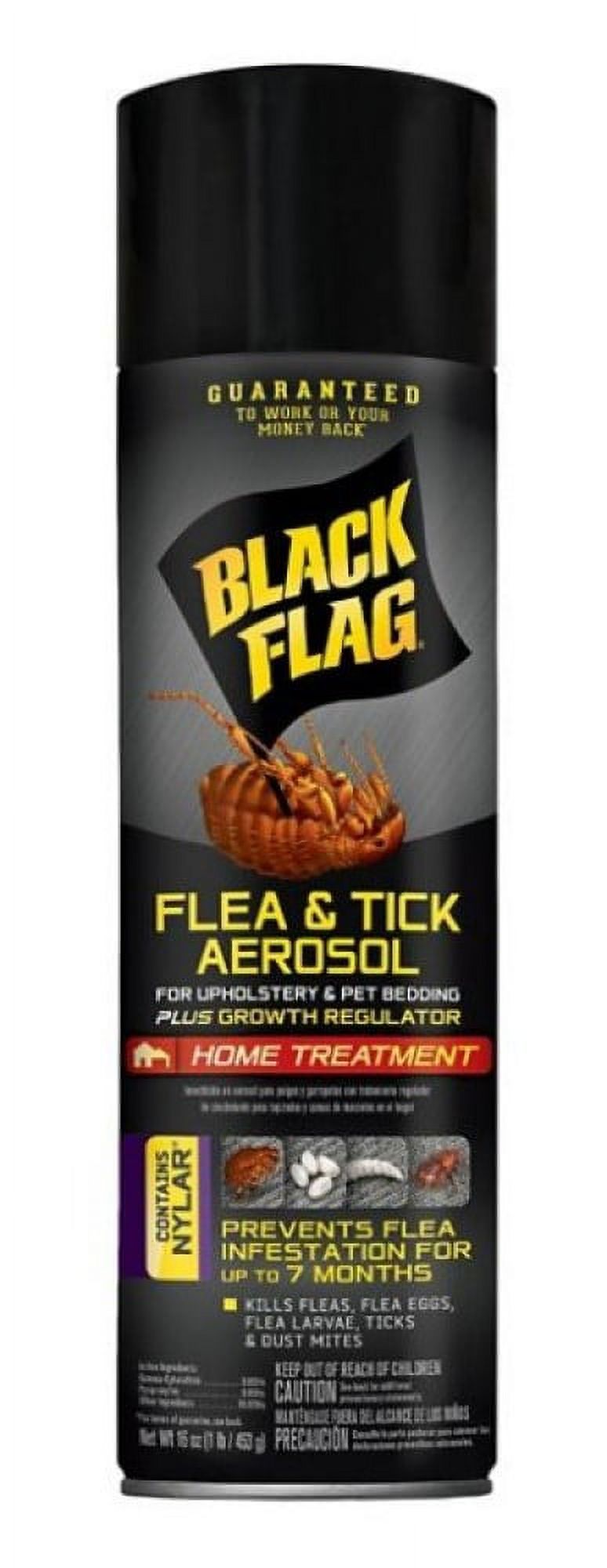 Black Flag HG11094 Flea and Tick Aerosol for Upholstery and Pet