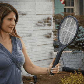 Black Flag Handheld Racket-Style Bug Zapper - Single Pack