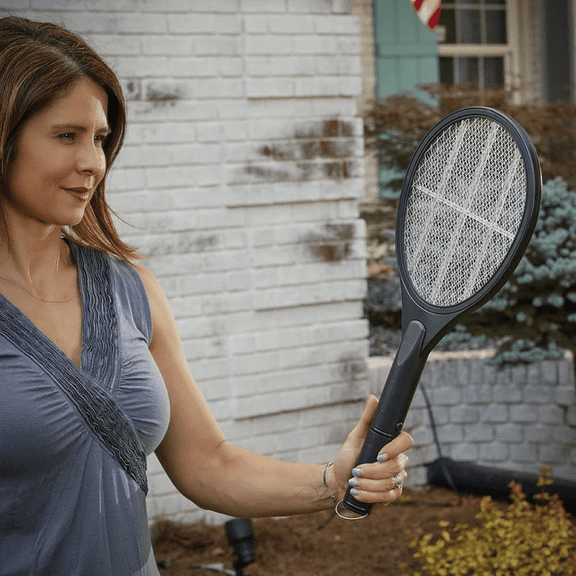 Black Flag Handheld Racket-Style Bug Zapper - Single Pack