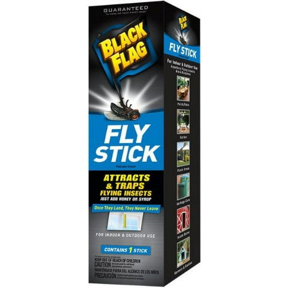 Black Flag Indoor & Outdoor Insect Sticky Trap, 3 Count