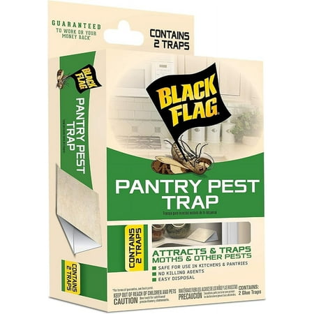 Black Flag Pantry Pest Glue Trap, 2 Count