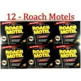 thumbnail image 1 of Black Flag Roach Motel Child-Resistant Crickets & Cockroaches Adhresive Insect Trap, 12 Count, 1 of 7