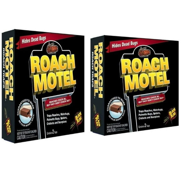 Black Flag Roach Motel, Hides Dead Bugs, 2-Pack