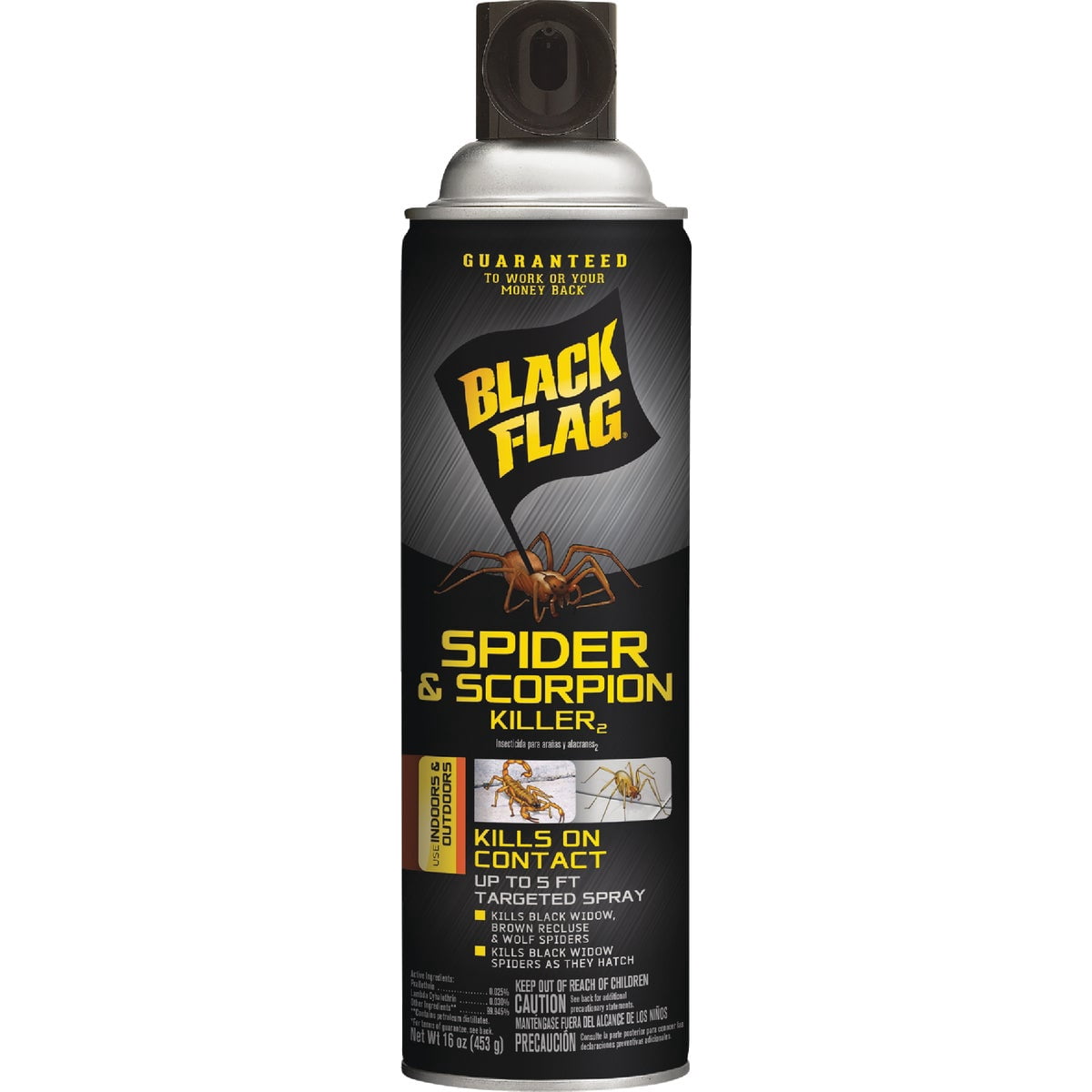 United Industries full casepacks Black Flag Spider & Scorpion Killer Aerosol, 16-Ounce, 12-Pack — Residential Use, Standard Application