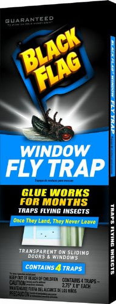 Black Flag Window Fly Trap - 4 pack