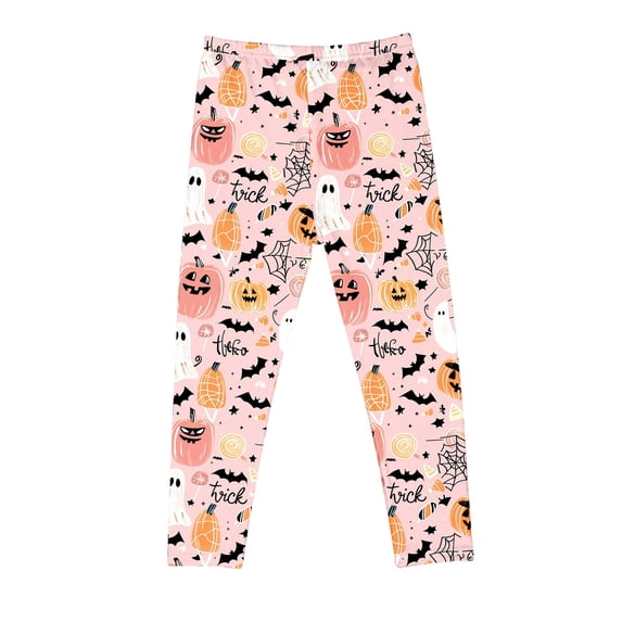 Black Flare Leggings Leggings for Girls Soft Comfortable Leggings for Kids In 3-8 Years Ankle Length Girls Printed Leggings Multicolor 6 Years