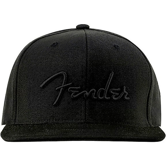 Fender Black Flat Bill Hat