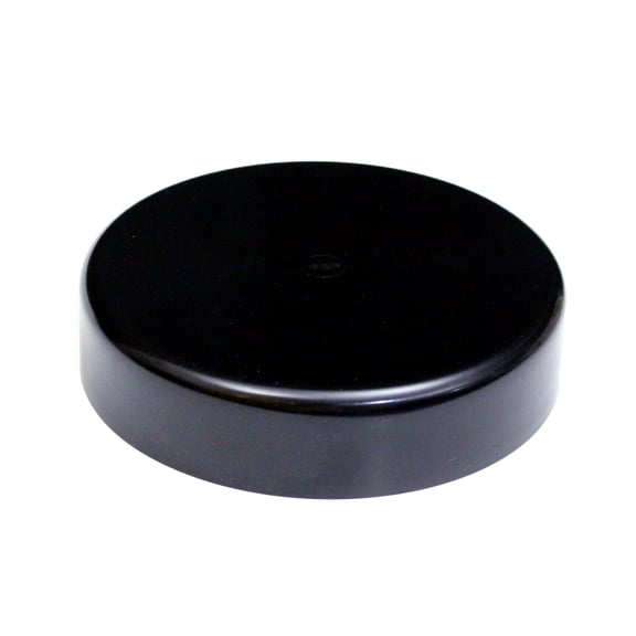 Black Flat Dock Piling Cap / Piling Cover From 6" to 13" - 4" Black
