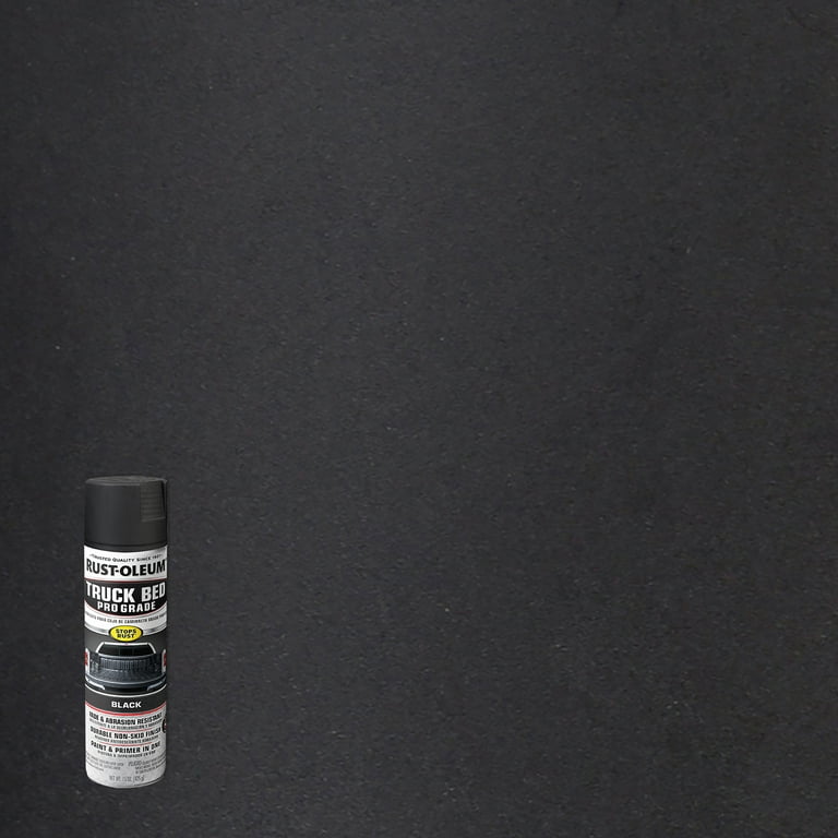 Black Flat, Rust-Oleum Automotive Professional Grade Truck Bed Coating Spray  Paint u0026 Primer in One-272741, 15 oz - Walmart.com