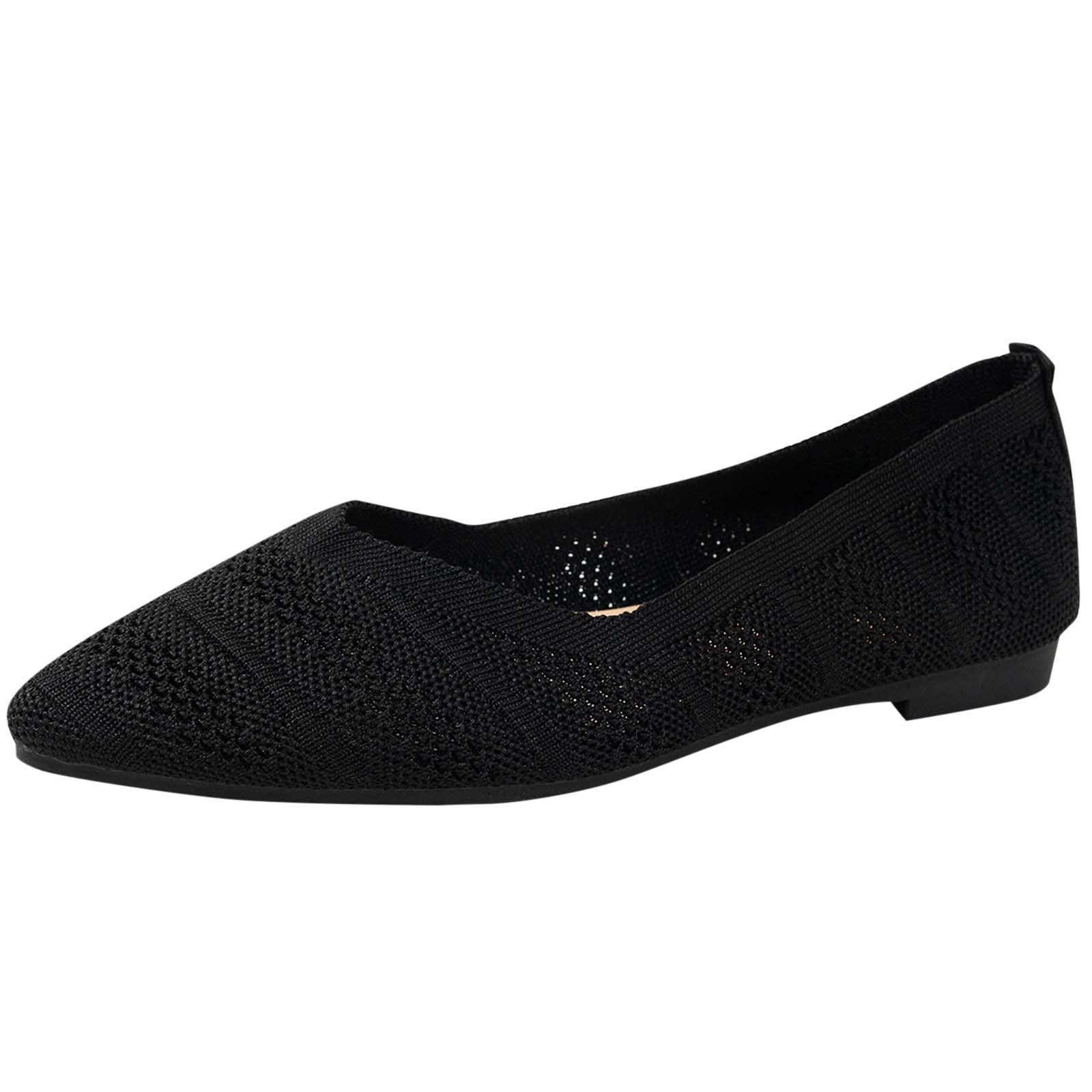C.Paravano Women's Pointed Toe Velvet Flats - Dressy Lambskin Lined Shoes With Memory Foam (Pink, Size 9.5)