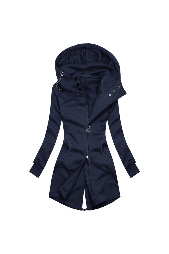 Black Fleece Jacket Women Winter Coats Casual Long Sleeve Overcoat Heavy Thicken Thermal Warm Jacket