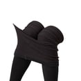 thumbnail image 1 of Black Fleece Lined Leggings Womens Thin Workout Thermal Tights, 1 of 7