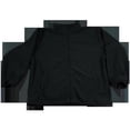 thumbnail image 1 of Black Fleece Work Jacket 2 Zipped Slash Pockets Elastic Cuff Shock Cord Adjustment At The Bottom, 2X, 1 of 1