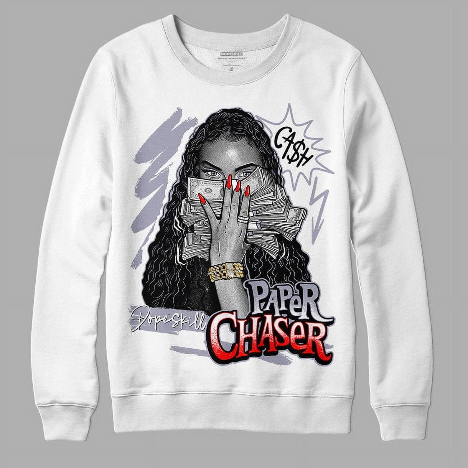 Black Flint 13s DopeSkill Crewneck Sweatshirt NPC Graphic Up to size