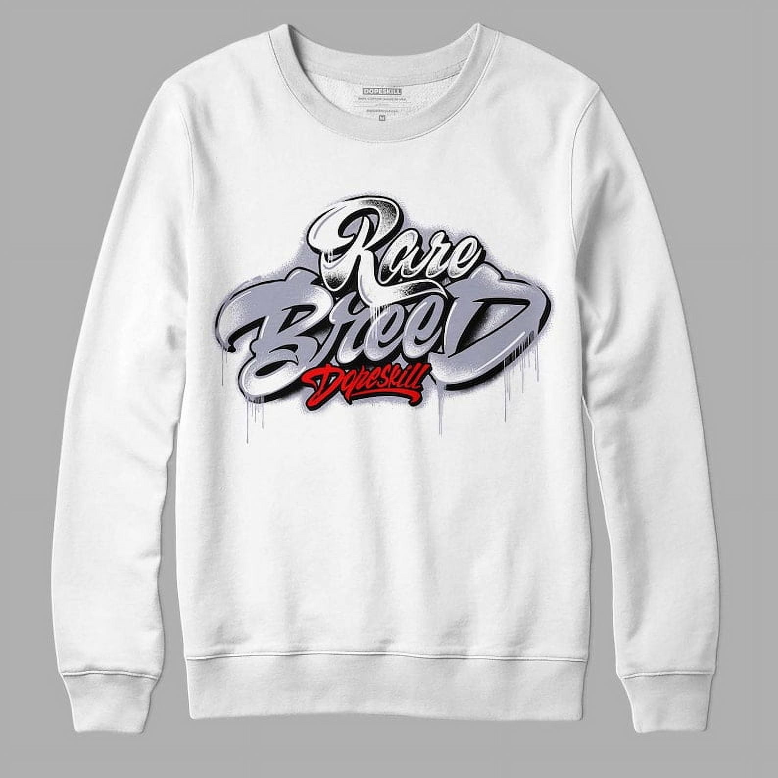 Black Flint 13s DopeSkill Crewneck Sweatshirt Rare Breed Type Graphic
