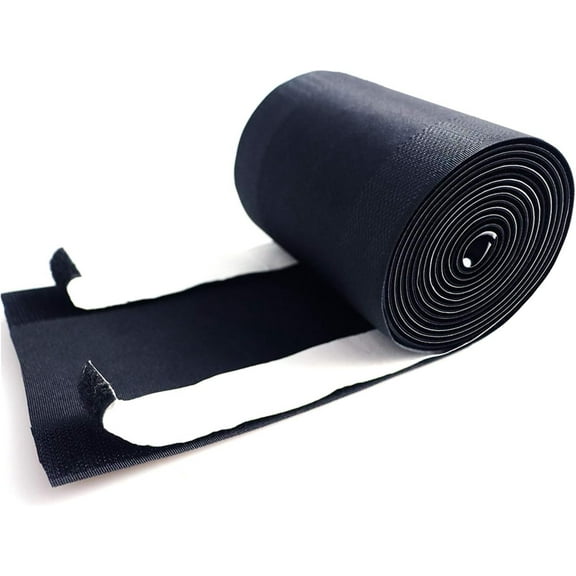 Black Floor Cord Cover with Adhesive Tape for Any Flooring Surface Overfloor Cord Protector Cable Grip Strip for Power Cords Coaxial Cable Telephone Line