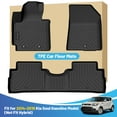 thumbnail image 1 of Black Floor Mats Compatible with Kia Soul 2014-2019 (Gasoline Model) All Weather Custom Fit Front Rear Car Floor Liners Waterproof - Not Fit Hybrid, 1 of 9
