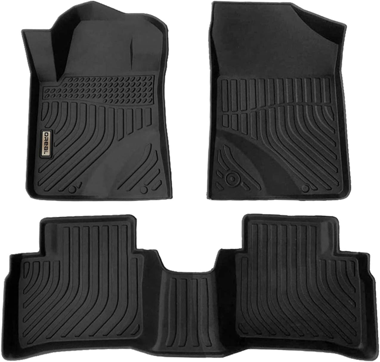 Black Floor Mats Liners Replacement for Audi Q5 / SQ5 20092017 Heavy