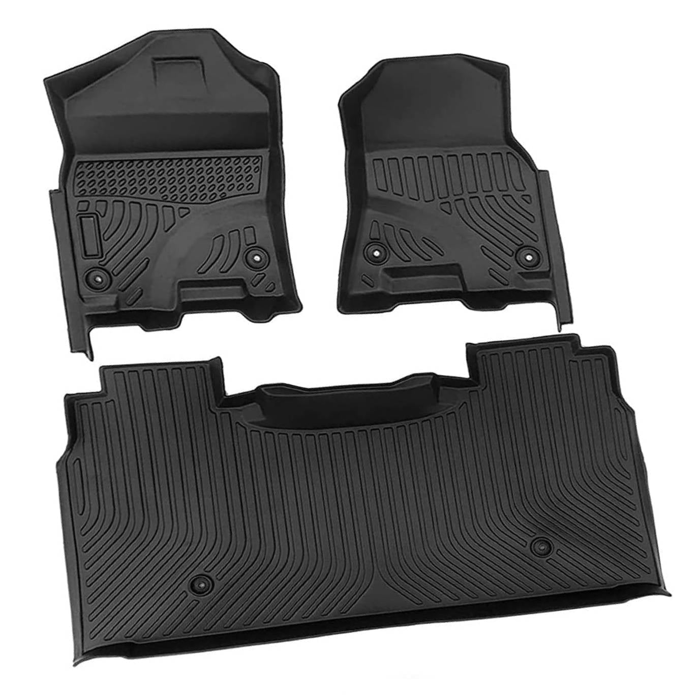 Custom Fit Black Floor Liners for Dodge/Ram Crew Cab (2002-2012) main image 1