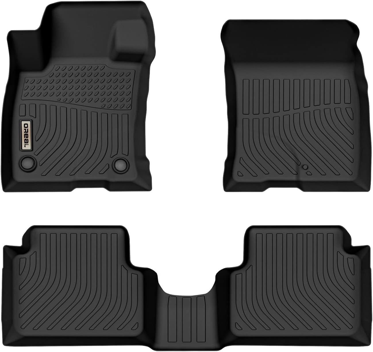 Black Floor Mats Liners Replacement for Ford Bronco Sport 2021 2022