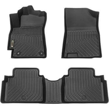 Black Floor Mats Liners Replacement for Hyundai Elantra Gasoline & Elantra N 2021 2022 2023 Heavy Duty All Weather Guard Front Rear Auto Carpet Custom Fit Durable Odorless-Not Fit Hybrid