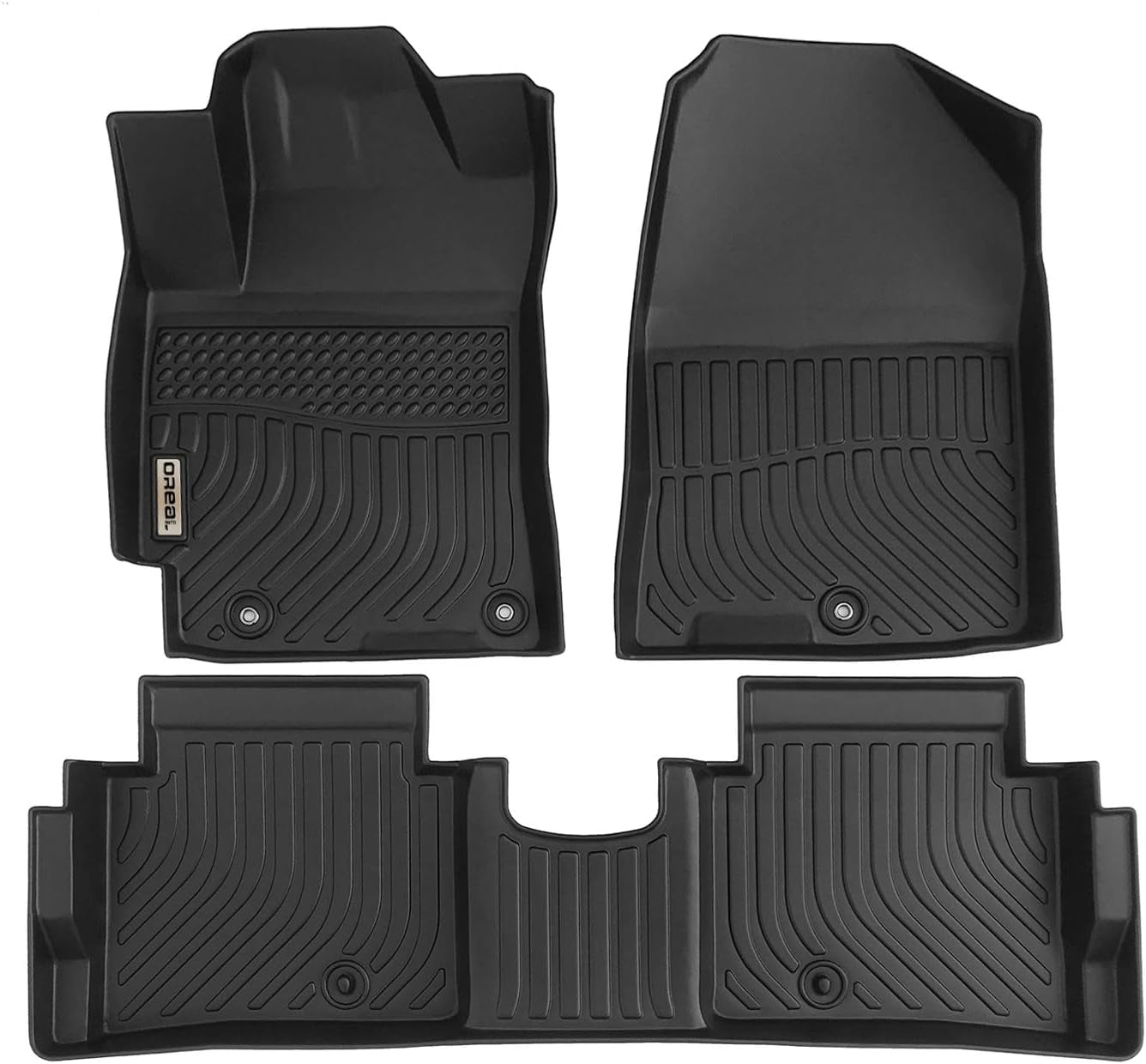 Black Floor Mats Liners Replacement for Hyundai Elantra Sedan 2017 2018