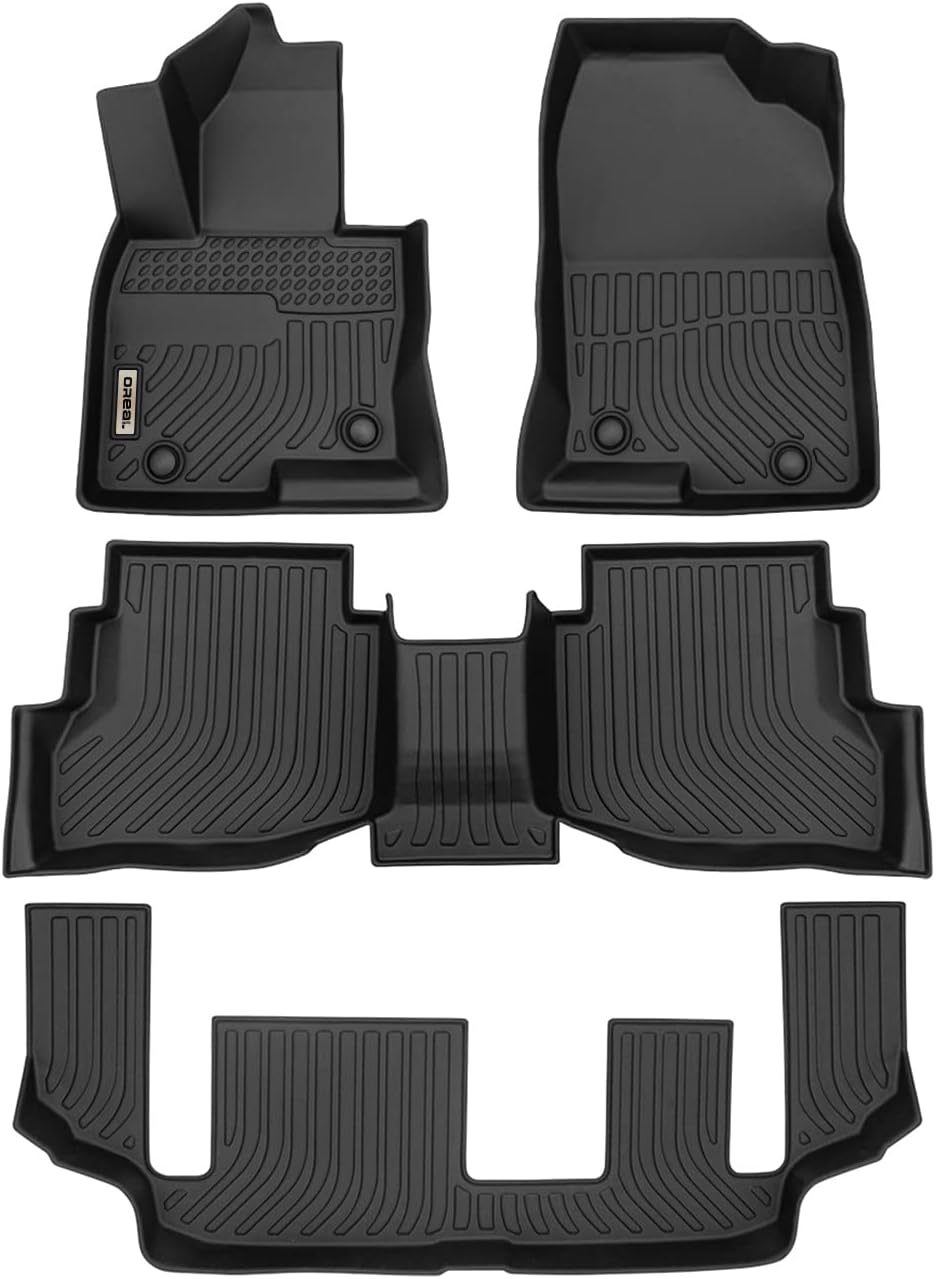 3D MAXpider KAGU 2nd Row Floormats - Black | 2007-2013 Volvo C30 (L1VV00721509)