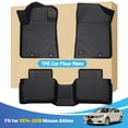 thumbnail image 1 of Black Floor Mat Liner Replacement for Nissan Altima 2014-2018 Heavy Duty All Weather Guard Front and Rear Car Carpet-Custom Fit-Tough/Durable/Odorless, 1 of 9