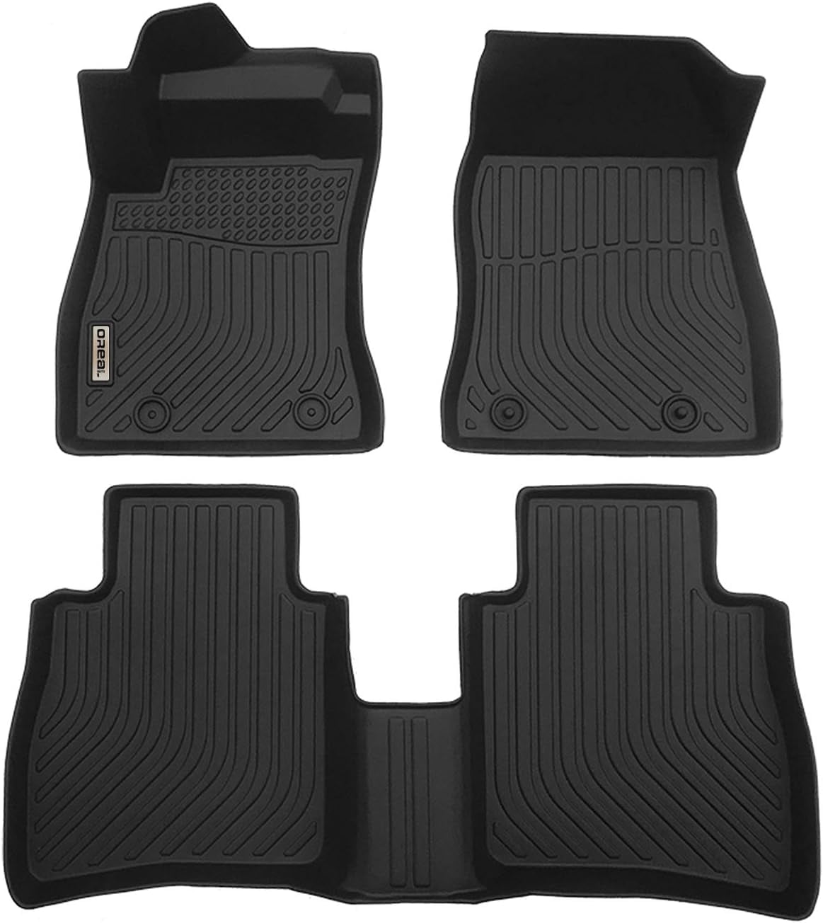 Black Floor Mats Liners Replacement for Nissan Sentra/Sylphy 2014 2015