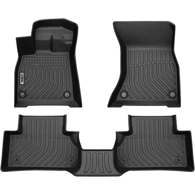 Black Floor Mats Liners Replacement for Q5 / SQ5 20182023 Heavy Duty