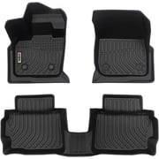 Black Floor Mat Liner Replacement for Ford Fusion /Lincoln MKZ 2017-2020 Heavy Duty All Weather Guard Front and Rear Car Carpet Tough/Durable/Odorless