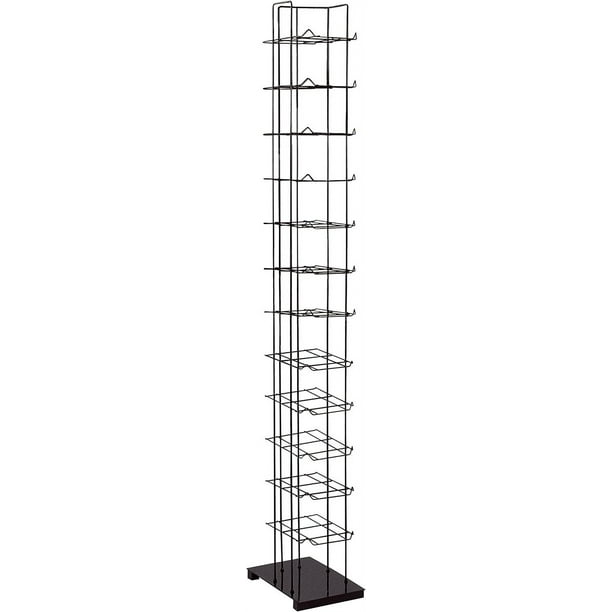 Black Floor Standing Cap and Hat Display Rack