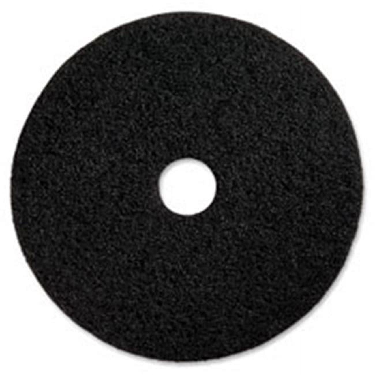 Black Floor Stripping Pad, Black - 5 Per Carton - 17 in. - Walmart.com