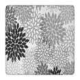 thumbnail image 1 of Black Floral and Petal Pattern Square Fitted Tablecloth with Elastic Edge,Square Table Cover,Washable Elastic Table Cover for Home Kitchen Party Decor 36"x36", 1 of 6