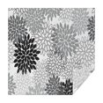 thumbnail image 1 of Black Floral and Petal Pattern Square Tablecloth,Waterproof Square Table Cover,Wipeable Spillproof Washable Table Cover for Home Kitchen Party Decor 60"x60"(152x152cm), 1 of 6