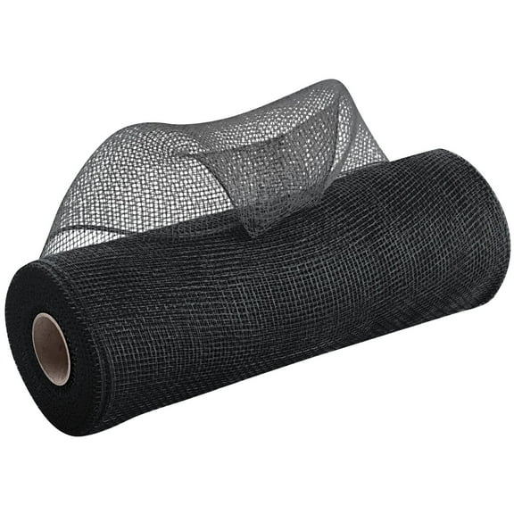 Black Floral Wrapping Netting, 10.4In X 10Yd - For Wedding Decoration, Event & Party Decor, Flower Bouquet Packing - Weddings, Florists, Parties, Diy Crafts, Home Floral
