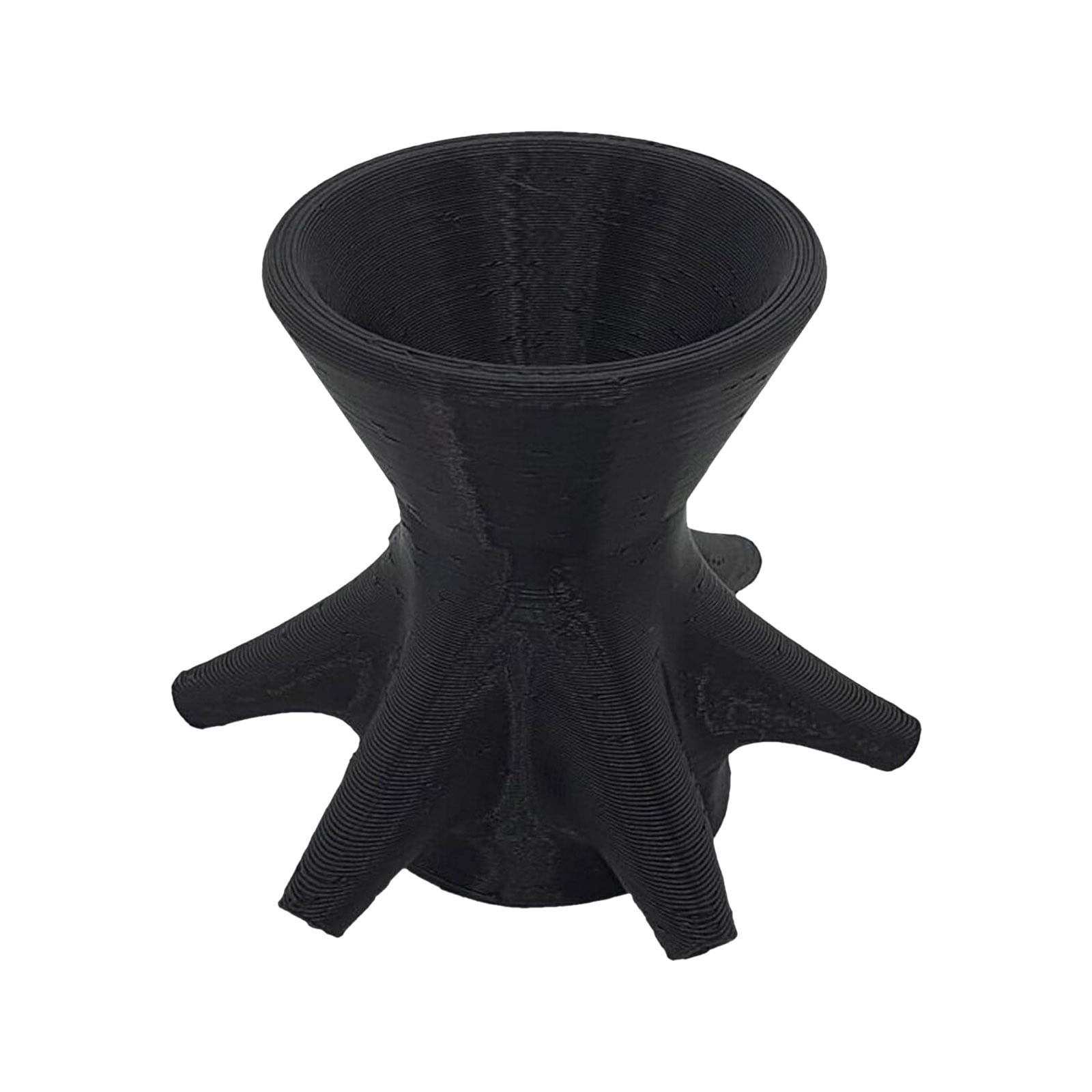Black Flower Pouring Cup Painting Funnel 7 Leg Painter Reusable Flower Black flower pouring cup painting funnel 7 leg painter reusable flower
