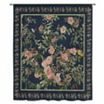 thumbnail image 1 of Black Flowers Sheer Curtains 54 Inches Long, Spring Floral Elegant Pastoral Vintage Light Filering Curtains, Breathable Simi Curtain Privacy Drapes for Kitchen Bathroom Small Window Treatment, 1 of 9
