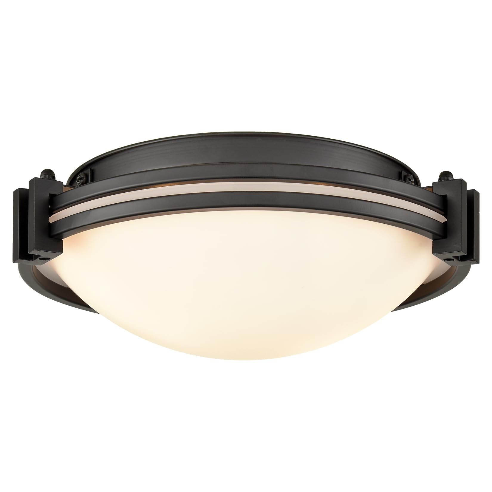 Milk glass flush mount light hotsell