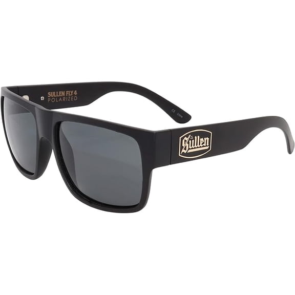 Black Flys Sullen Fly 4 square wrap Sunglasses (Matte Black w/ Smoke Polarized)