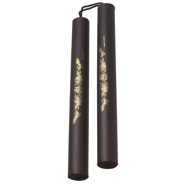 Black Foam Ninja Costume Accessory Nunchaku Nunchucks Nunchauks